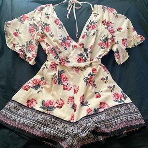 TRIXXI Clothing  Co Floral Romper